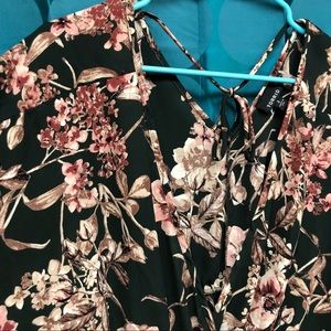 Torrid Floral Babydoll blouse